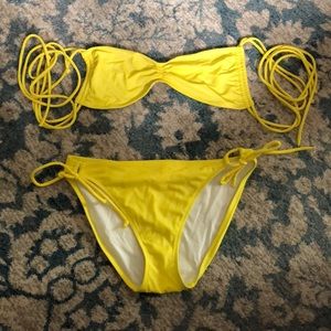 VS yellow bikini